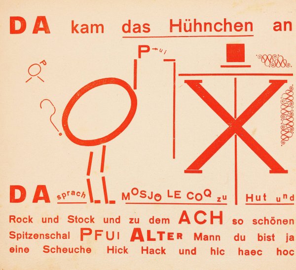 Die Scheuche  by Kurt Schwitters - Hand-Painted Oil Painting Reproduction
