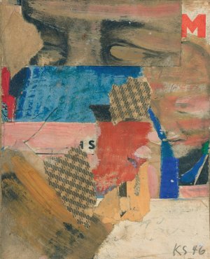 Fur Edith Tschichold by Kurt Schwitters Oil Painting