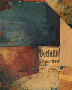 Mz 170. Leere im Raum by Kurt Schwitters Oil Painting