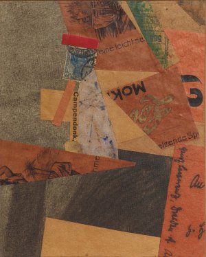 Mz 259 Zeichnung Campendonk by Kurt Schwitters Oil Painting