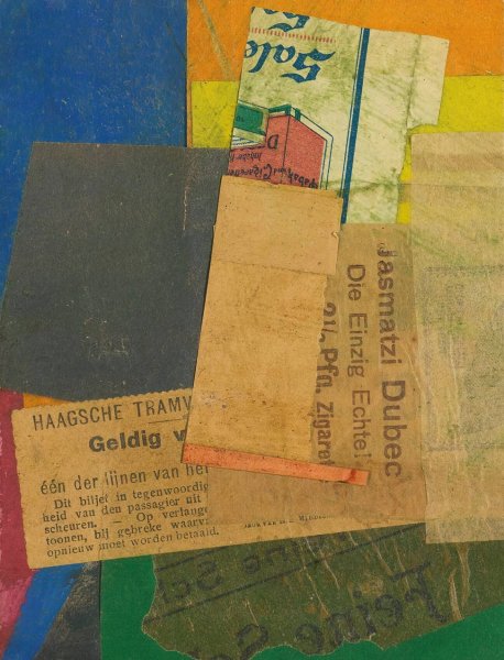 Ohne Titel  by Kurt Schwitters - Hand-Painted Oil Painting Reproduction