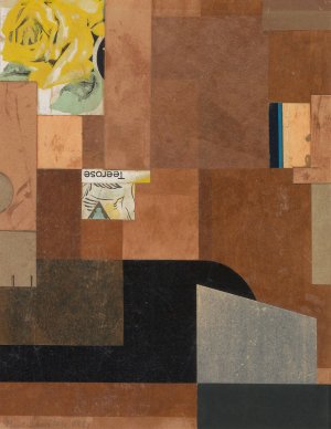 Tea Rose by Kurt Schwitters Oil Painting
