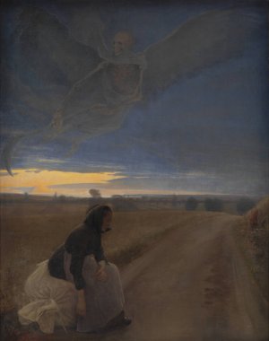 Evening by L.A. Ring Oil Painting