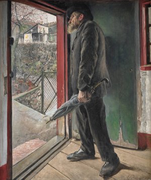 Has it Stopped Raining by L.A. Ring Oil Painting