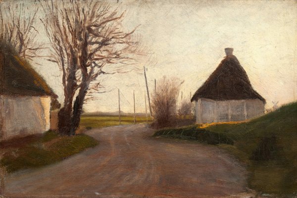 Landscape  by L.A. Ring - Hand-Painted Oil Painting Reproduction