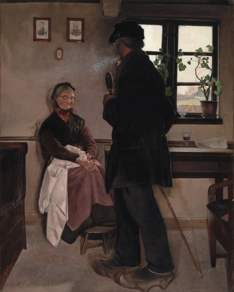 Small-Holders. Sealand  by L.A. Ring - Hand-Painted Oil Painting Reproduction