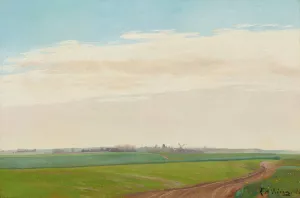 Sommerlandskab, Baldersbronde by L.A. Ring Oil Painting