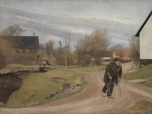 Springtime in Hals, Jutland by L.A. Ring Oil Painting