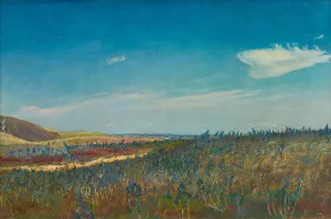 View Near Karrebaeksminde In North Zealand by L.A. Ring Oil Painting