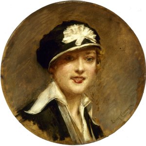 La casquette de Poiret by Leon Francois Comerre Oil Painting