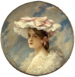 La charlotte d'Alphonsine Oil painting by Leon Francois Comerre