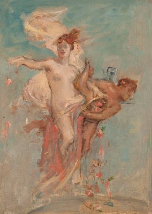 L'Abondance by Leon Francois Comerre Oil Painting