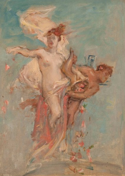 L'Abondance  by Leon Francois Comerre - Hand-Painted Oil Painting Reproduction