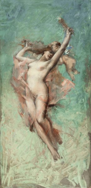 Le Jour by Leon Francois Comerre Oil Painting