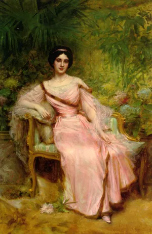 Portrait of Suzanne Hudelo Oil painting by Leon Francois Comerre