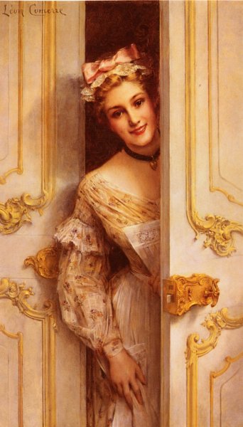 The Pretty Maid by Leon Francois Comerre - Hand-Painted Oil Painting Reproduction