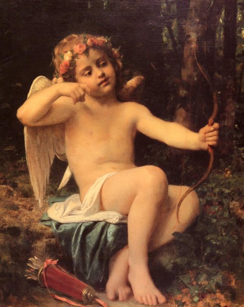 Main Product Photo of Cupid's Arrows Painting by Leon Bazile Perrault