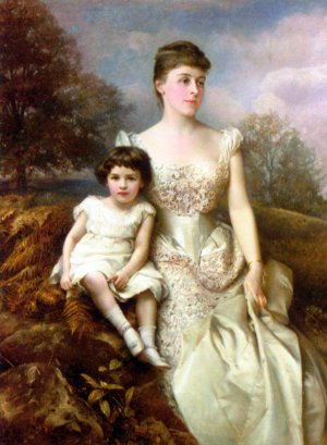 Portrait of Mrs. Drury Percy Wormald and Her Son