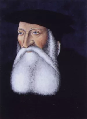Portrait of Galiot de Genouillac painting by Leonard Limosin
