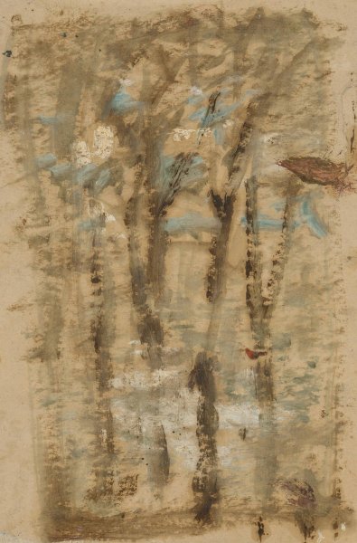 Forest I.  by Ladislav Mednyanszky - Hand-Painted Oil Painting Reproduction