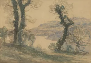 Landscape by Ladislav Mednyanszky Oil Painting