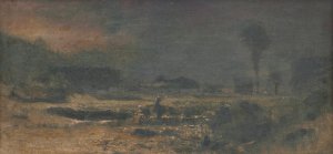 Landscape by Ladislav Mednyanszky Oil Painting