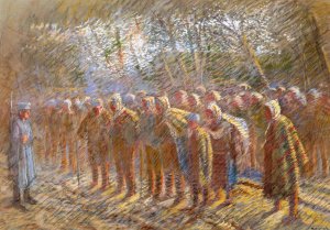 Prisoners of War by Ladislav Mednyanszky Oil Painting