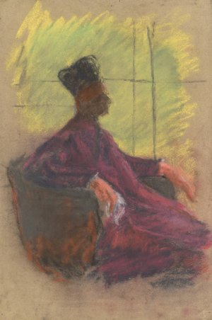 Sitting by Ladislav Mednyanszky Oil Painting