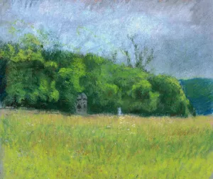Summer Landscape by Ladislav Mednyanszky Oil Painting
