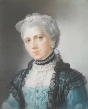 Portrait of Elizabeth, Countess of Waldegrave by Lady Diana Beauclerk Oil Painting