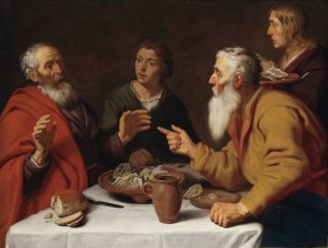 The Disobedient Prophet by Lambert Jacobsz Oil Painting