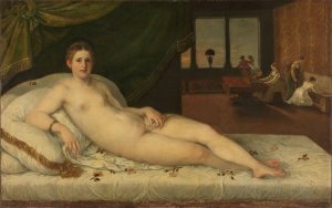 Reclining Venus by Lambert Sustris Oil Painting