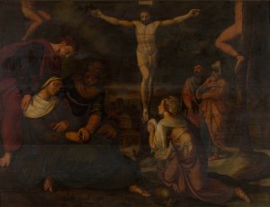 Calvary by Lambert Van Noort Oil Painting