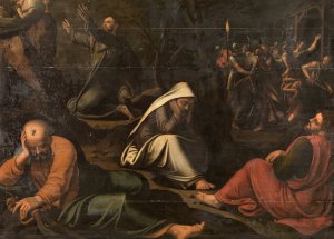 Christ in the Garden of Gethsemane by Lambert Van Noort Oil Painting