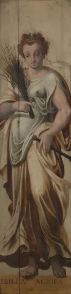 Sibyl Agrippina by Lambert Van Noort Oil Painting