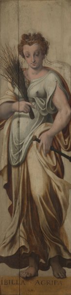 Main Product Photo of Sibyl Agrippina  Painting by Lambert Van Noort