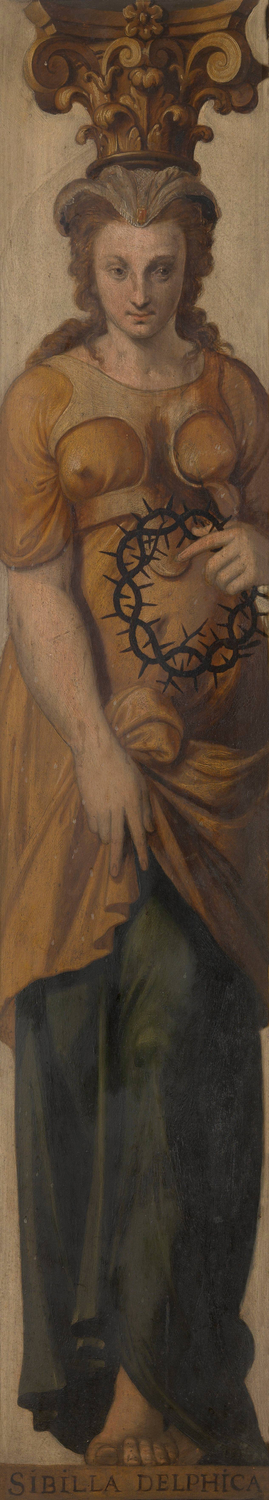 Sibyl from Delphi  by Lambert Van Noort - Hand-Painted Oil Painting Reproduction