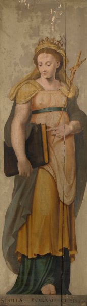 The Sibyl and the Church by Lambert Van Noort Oil Painting