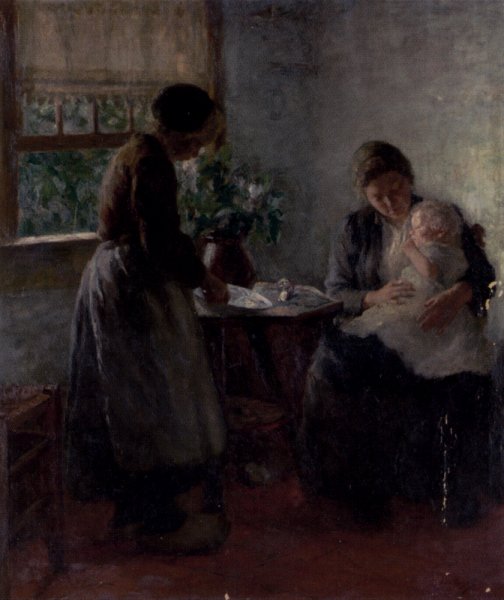 Main Product Photo of A Quiet Morning Painting by Lammert Van Der Tonge