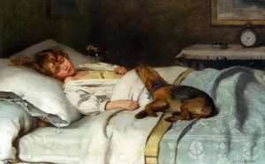 In the Land of Nod by Lance Calkin - Oil Painting Reproduction