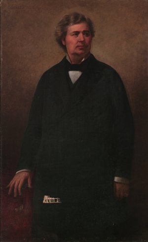 Portrait of Francis Walsingham Tracy by Lars Gustaf Sellstedt Oil Painting