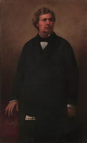Portrait of Francis Walsingham Tracy by Lars Gustaf Sellstedt Oil Painting