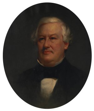 Portrait of Millard Fillmore  by Lars Gustaf Sellstedt Oil Painting