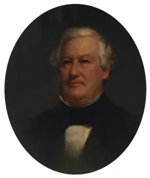Portrait of Millard Fillmore  by Lars Gustaf Sellstedt Oil Painting