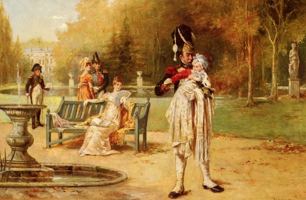 Main Product Photo of The King of Rome and His Nurse Painting by Laslett John Pott