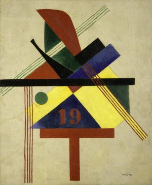 19 by Laszlo Moholy-Nagy Oil Painting