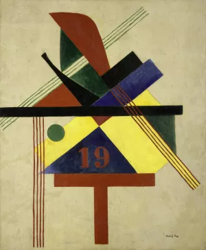 19 by Laszlo Moholy-Nagy Oil Painting