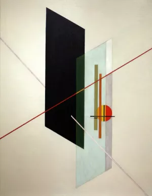 A IX by Laszlo Moholy-Nagy Oil Painting