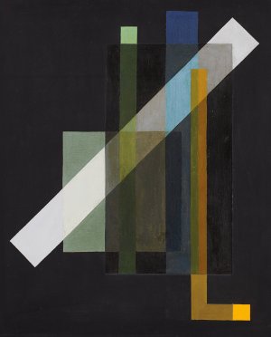 Construction by Laszlo Moholy-Nagy Oil Painting