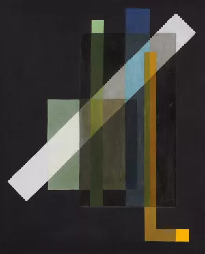 Construction by Laszlo Moholy-Nagy Oil Painting
